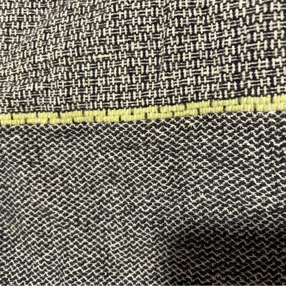 West Elm woven embroidered pillow cover